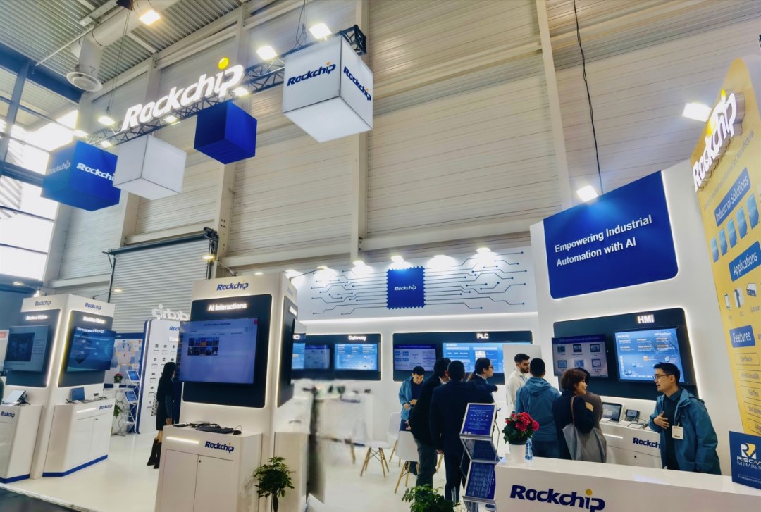 Rockchip, Almanya'daki gömülü dünya 2025'te ortaya çıktı. AI ile endüstriyel otomasyonu güçlendirmek